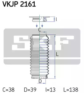 Фото VKJP2161 Комплект пыльника SKF {forloop.counter}}